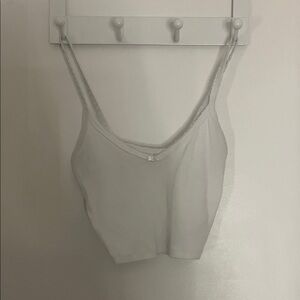 Aritzia cropped dainty tank top